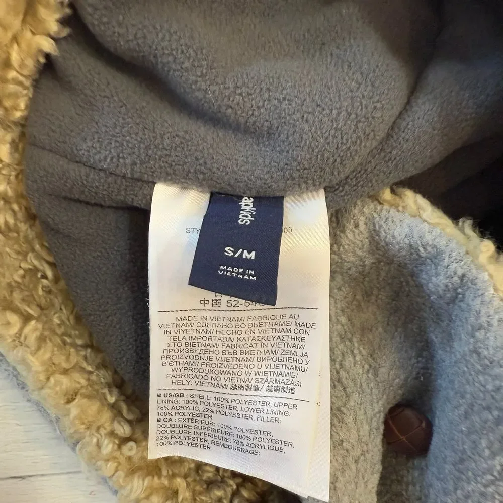 Gap kids‎ grey Sherpa trapper hat youth small/medium